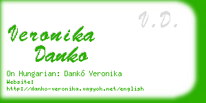 veronika danko business card